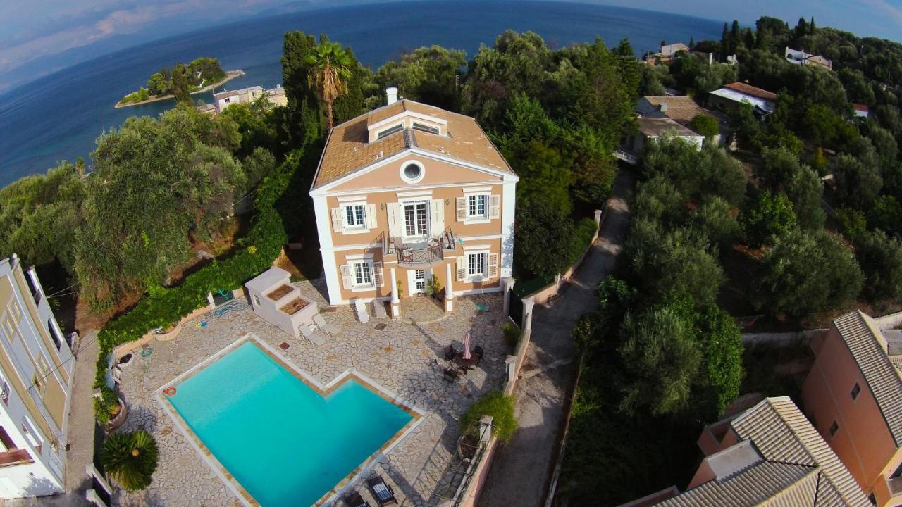Durrell Corfu Strawberry-Pink Villa ペラマ エクステリア 写真