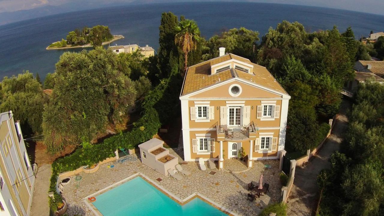 Durrell Corfu Strawberry-Pink Villa ペラマ エクステリア 写真